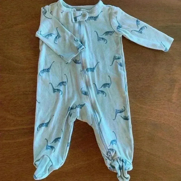 3 MONTHS ~ Carter's Baby Fleece Footed Sleeper Pajamas PJs - Picture 3 of 11